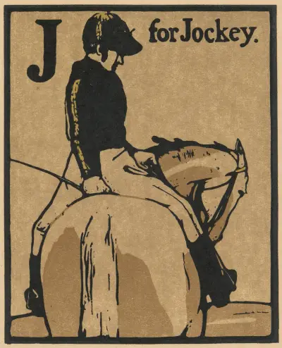 An Alphabet; J for Jockey av William Nicholson