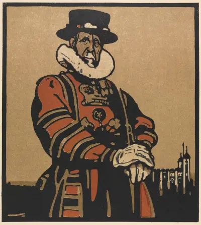 Beefeater av William Nicholson