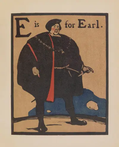 E är för Earl av William Nicholson