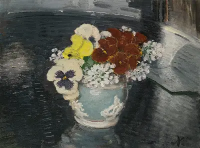 Penséer och andra blommor av William Nicholson