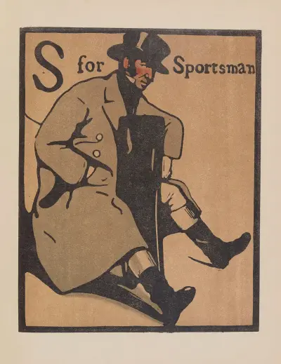 S for Sportsman av William Nicholson