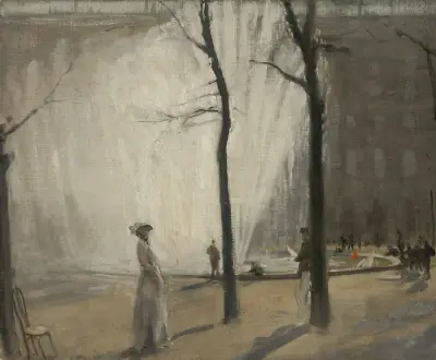 Fontänerna, Palais Royal av William Nicholson