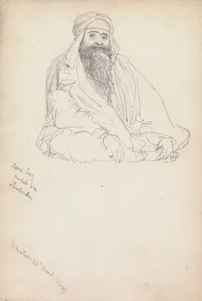 Dava Singh, Amritsar, 26 March 1860 av William Simpson