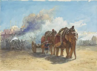 Elephant Battery av William Simpson