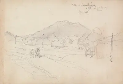 Kullar vid Topechancee, 23 december 1859 av William Simpson