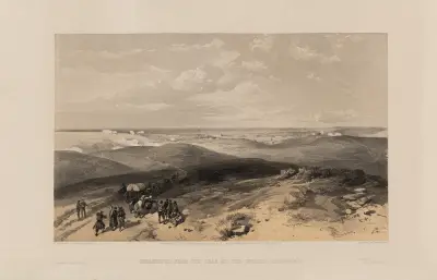Sewastopol von der Rückseite der englischen Batterien, 1856 von William Simpson