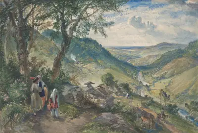 Valley of Vardan, Kaukasus av William Simpson