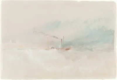 A Packet Boat off Dover av Joseph Mallord William Turner