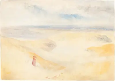 A Yorkshire River av Joseph Mallord William Turner