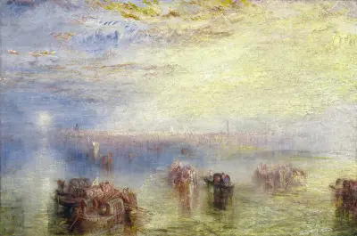 Approach to Venice av Joseph Mallord William Turner