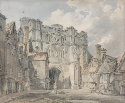 Christ Church Gate, Canterbury (1793 to 1794) av Joseph Mallord William Turner