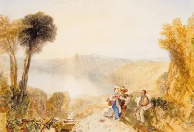Lake Albano, Italy av Joseph Mallord William Turner