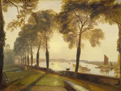 Mortlake Terrace av Joseph Mallord William Turner