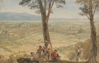 Rome from Monte Mario av Joseph Mallord William Turner