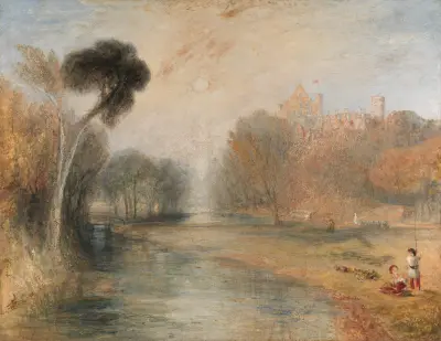 Schloss Rosenau, Coburg av Joseph Mallord William Turner