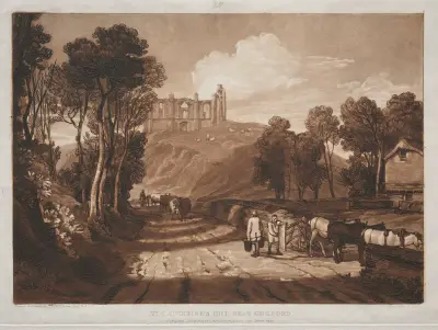St. Catherine’s Hill, near Guilford av Joseph Mallord William Turner
