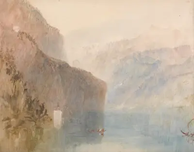 Tell’s Chapel, Lake Lucerne av Joseph Mallord William Turner