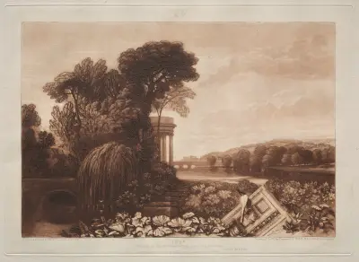 Temple of Isis av Joseph Mallord William Turner