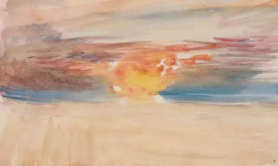 The Channel Sketchbook 28 av Joseph Mallord William Turner