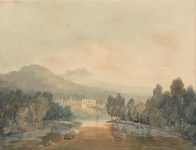 Villa Salviati on the Arno av Joseph Mallord William Turner