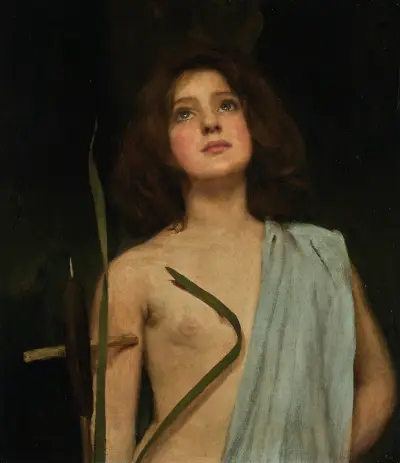 A Young Saint av John William Waterhouse