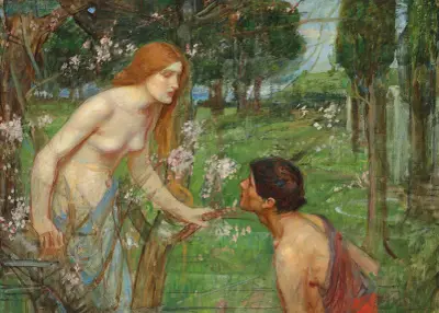 Study for ‘Phyllis and Demophoön’ av John William Waterhouse