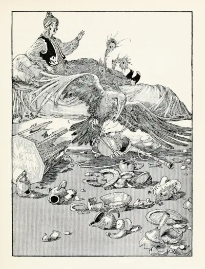Forty-four Turkish fairy tales Pl 26 av Willy Pogany