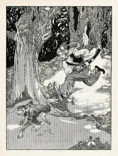 Forty-four Turkish fairy tales Pl 28 av Willy Pogany
