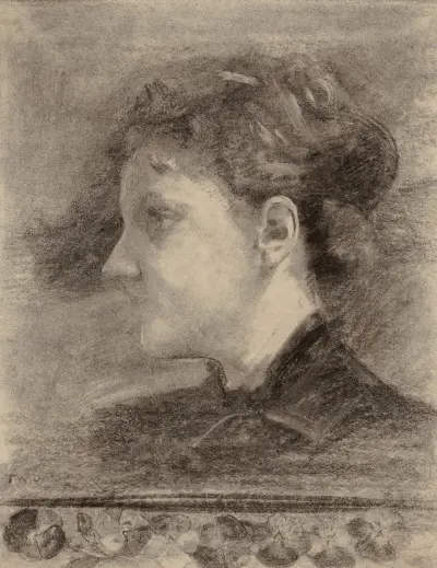 Pansy Cotton (Mariette Benedict Cotton), Thomas Wilmer Dewing