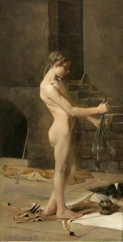 Trollkarlens slav av Thomas Wilmer Dewing
