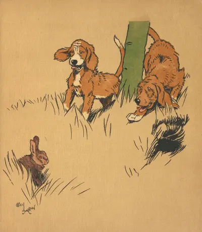 A Hunting we will Go av Cecil Charles Windsor Aldin
