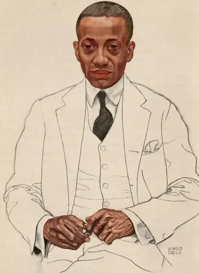 Alain Locke av Winold Reiss
