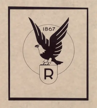 Logo for Ruppert Beer with eagle av Winold Reiss