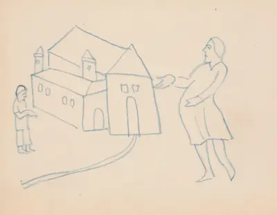 Sketches and drawings related to ‘Der Soldat in der deutschen Vergangenheit’, by George Liebe. av Winold Reiss