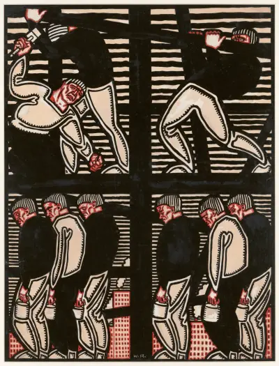 Steel workers von Winold Reiss