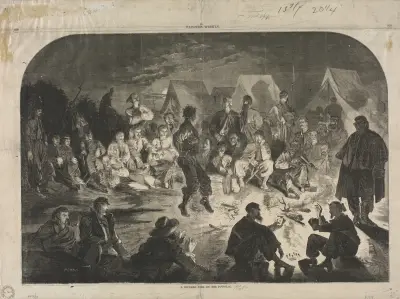 A Bivouac Fine on the Potomac av Winslow Homer