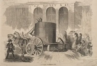 A Boston Watering-Cart av Winslow Homer