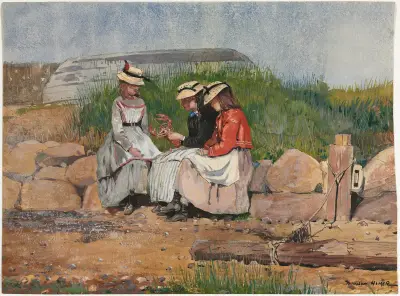 A Fisherman’s Daughter av Winslow Homer
