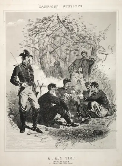 Campaign Sketches; A Pass Time av Winslow Homer