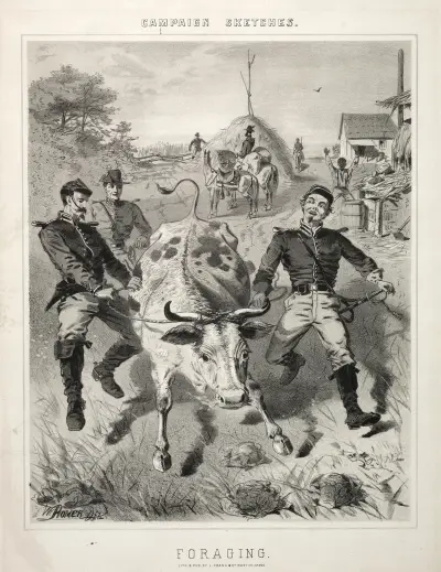 Campaign Sketches; Foraging av Winslow Homer