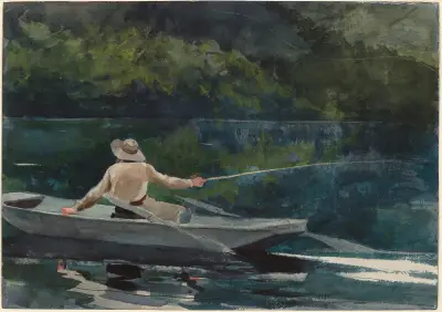 Zarzucanie sieci, numer dwa, Winslow Homer