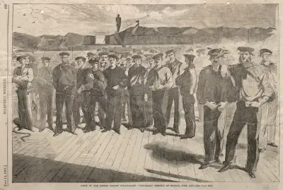 Crew of the United States Steam-Sloop ‘Colorado,’ Shipped at Boston, June 1861 av Winslow Homer