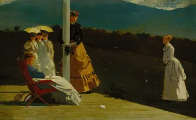 Croquet Match av Winslow Homer