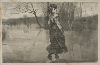 Cutting a Figure av Winslow Homer