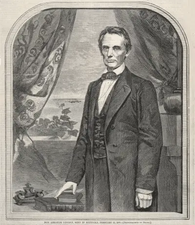 Hon. Abraham Lincoln, Born in Kentucky, February 12, 1809 av Winslow Homer