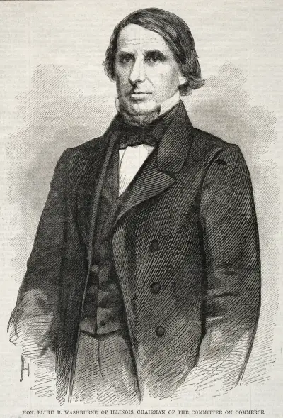 Hon. Elihu B. Washburne, of Illinois, Chairman of the Committee on Commerce av Winslow Homer