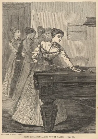 Jessie Remained Alone at the Table av Winslow Homer