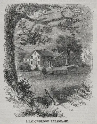 Meadowbrook Parsonage av Winslow Homer