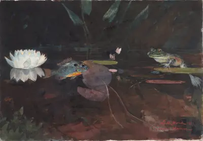 Mink Pond av Winslow Homer