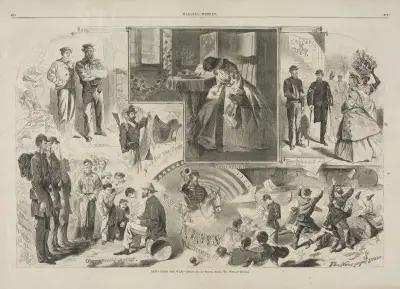 News from the War av Winslow Homer